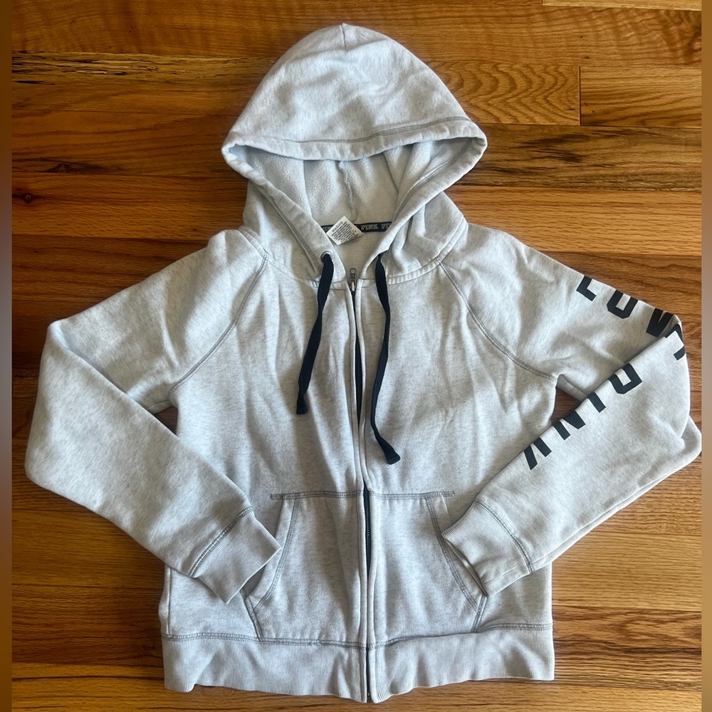 Grey VS pink hoodie